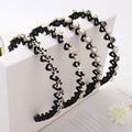 Fashion Pearls Wave Headbands for Women Hairband Hair Hoop Girls Hair Band Non-Slip Bezel Headwrap Hair Accessories