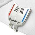 One Putt Magnetic Golf Ball Marker Hat Clip Set Unique Design Golf Ball Markers Divot Tool Accessories