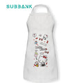 Subbank New Sublimation Linen Apron Wholesale Sublimation Fashion Adult Blanks Linen Apron