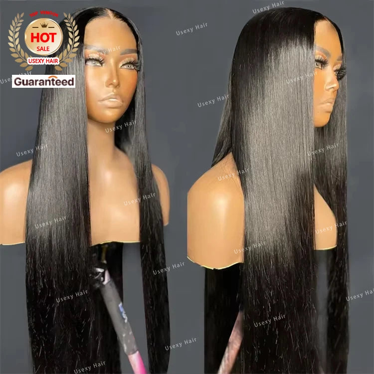 Pre Pluck Brazilian Hair Wigs for Women Best-selling Natural Human Hair Wigs  Bone Straight 13X4 Glueless Full hd Lace Wigs