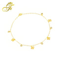 Highest Quality 18k Gold Pure Bracelets Designer Charms for DIY Bracelet Link Chain Pendant Bangles Zircon Gifts Parties