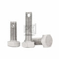M8 M10 M12 M14 M16 60mm 70mm 80mm 90mm 100mm OEM 304 Stainless Steel Screw GB31.1 Hexagon Bolt With Split Pin Hole on Shank