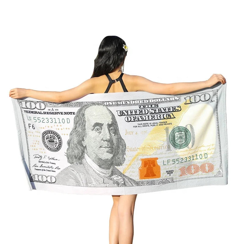 Quick Fast Dry Super Absorbent Lightweight Thin Towel Microfiber Sand Free Beach Towel Blanket
