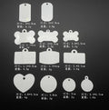Custom China Supplier Wholesale Manufacturer Gloss White Custom Dog Tags Blanks Sublimation Printable Pet Tag Pendant