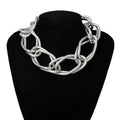 Women Hip Hop Gold Jewelry Exaggerated Choker Necklace