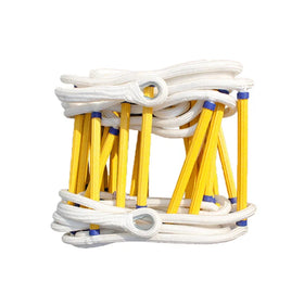 Folding Anti-Slip Portable Customized Polyester/Nylon Rope Ladder 10 Meters White Spring Cylinder Balance Mechanism 20kg