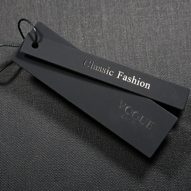Custom Eco-Friendly Clothing Tagger Labels Recycled Paper Hang Tags with String Style Own Logo Competitive Price