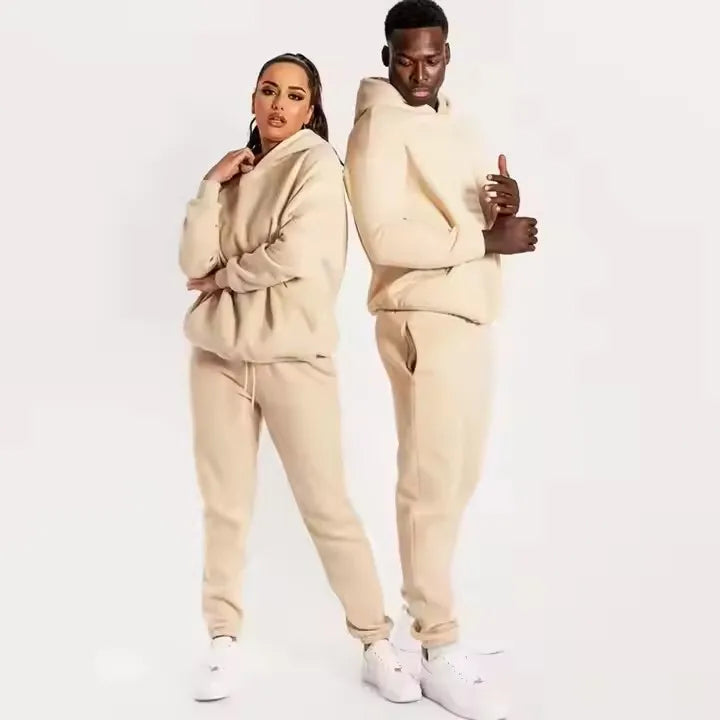 Custom Sport Jogger Sweat Suit Unisex Tracksuit 2 Piece Hoodie Sets Sweatsuit Tracksuits