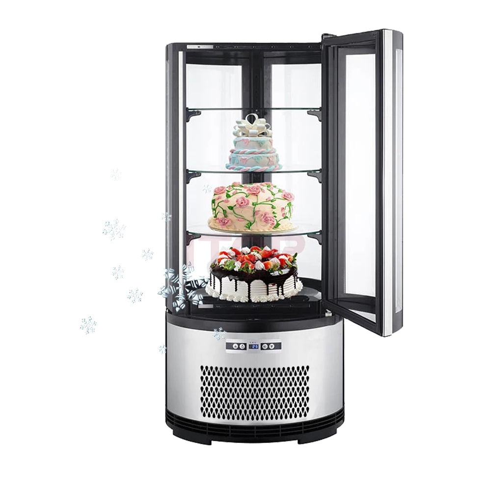 Commercial Counter Top Bakery Glass Display for Showcase Cold Storage of Cakes