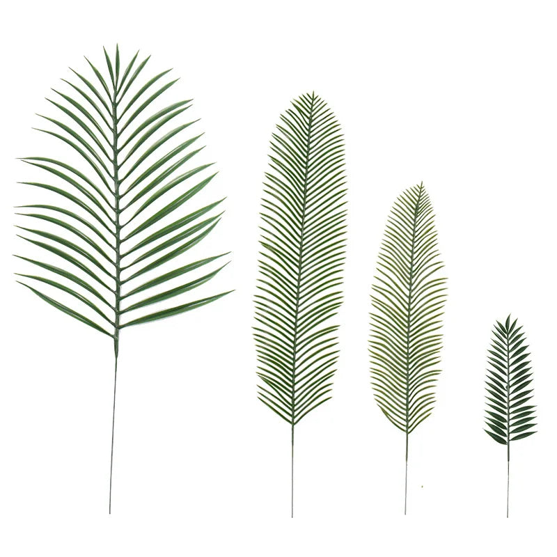 Supernatural Simulation Plant Faux False Palm Tree Leavesfor HomeWeddingLandscaping Exhibition Home Outdoor Decoration