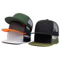 Oem Odm Factory Custom logo richardson 168 958 l Flat Bill 7 Panel Mesh Trucker Snapback Gorras Caps Hats for Men
