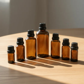 Beautiful 10ml Brown Glass Bottle for Essential Oils 30ml Amber 50ml Cosmetic Package 100ml Perfume Bottle