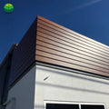 Wood Plastic Composite Fence Panel Waterproof Board Outdoor Wpc Fence Metal Aluminum Garden Fence Customized Size High Strength