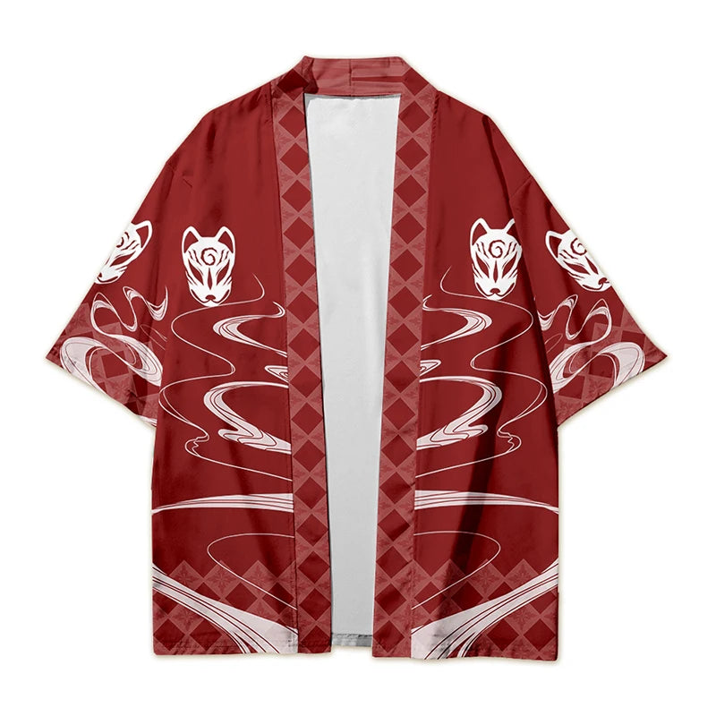 Casual Cosplay Summer Short Custom Anime Modern Kimono Haori Cardigan Lightweight for Summer Festivals