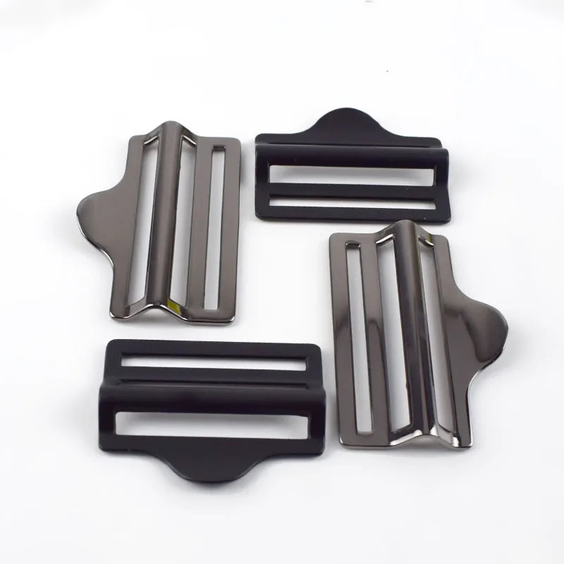 Meetee BF512 High-Grade Alloy Trapezoidal Adjustable Strap 40/50mm Telescopic Four-Position Buckle Bag Plate Hardware