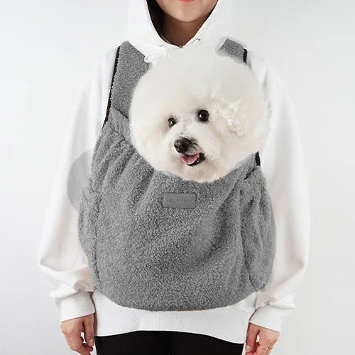 Winter Fleece Cute Custom Styles Small Chihuahua Yorkshires Travel Handbags Pet Accessories Dog Backpack Carrier