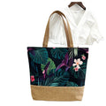 Customize logo extra Large Wholesale Eco Friendly Shoulder Beach Bag Shopping Jute Tote Bag