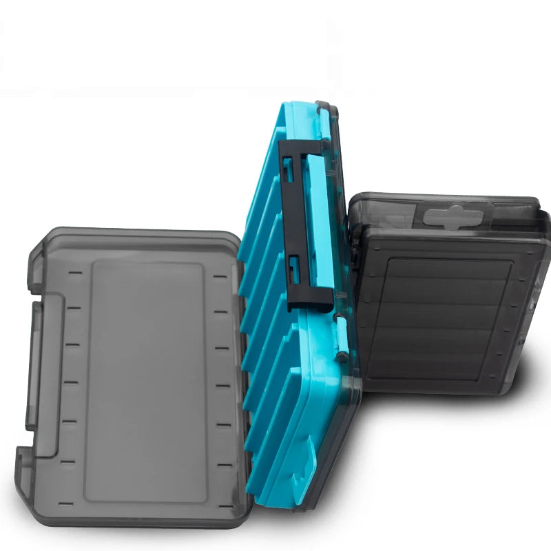 Fishing Hard Storage Tackle Box Lure Boxes Plastic Rikimaru Double Sides 19cm 188g Fishing Seat Box Stream Sea Shell Box Plastic