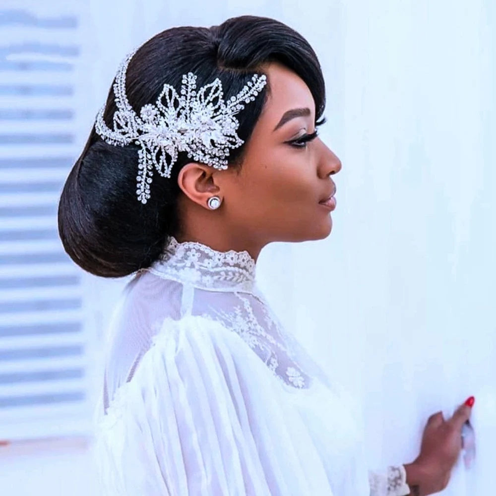 Wedding Hair Accessories Bridal Delicate Wire Headband Women Headpiece Bridal Handmade Crystal Hair Accessories MT520