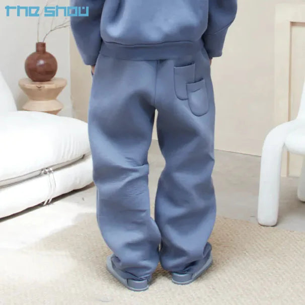 Luxury Blank Casual Trousers 350 Gsm Heavyweight Stacked Sweats Wide Leg Pants Custom Loose Fit Joggers Baggy Mens Sweatpants