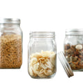 Wholesale Custom Glass Pickle Jar for Jam Jelly Mason Jar with Screw Cap Screen Printed Recyclable