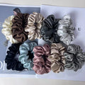 22 Momme Pure Silk Scrunchies 3cm Natural Organic Mulberry Silk Hair Scrunchies
