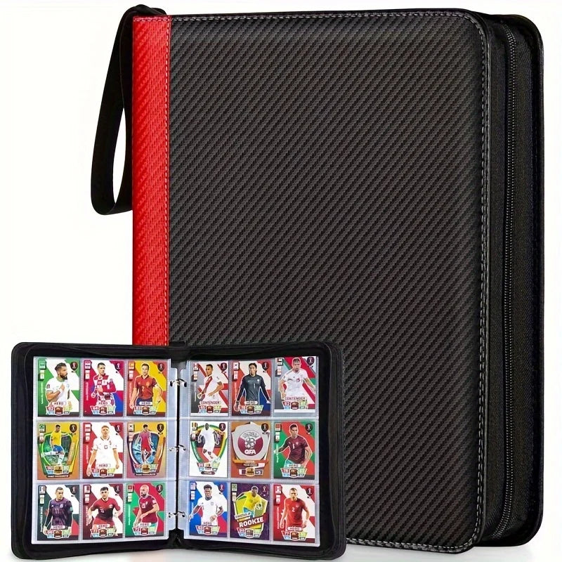 MIO Custom 9-Pocket Graded Card Binder Business PU Leather PVC Logo Inner Page Collector for Trading Cards Protective Albun Bag