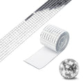 Factory Wholesale 1600pcs 5mm Real Glass Silver Mirrors Mosaic Tiles Sticker 5mm Square Self-Adhesive Craft Glass Tiles for Wall