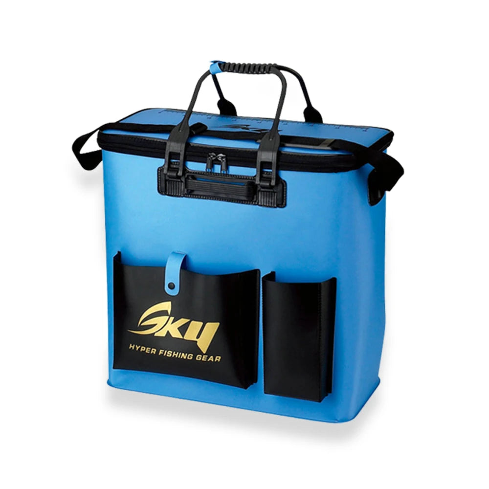 Thickened EVA Fishing Bucket Foldable Multifunctional Fish Bag Waterproof Fish Bag Live Fish Bucket