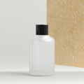Fuyun in Stock Cylinder Cosmetic 15ml/30ml/60ml/125ml/200ml Screw Cap Screen Printed Glass Skincare Bottles for Liquid Soap