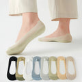 Wholesale New Spring Women Mesh Breathable Solid Invisible Socks Custom logo Soft Cotton Absorb Sweat Anti-slip No Show Socks