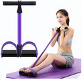 CW RSB005 TPE Material 4-Tube Abdomen Leg Exercise Pedal Resistance Bands for Sit up & AB Muscle Building-Portable