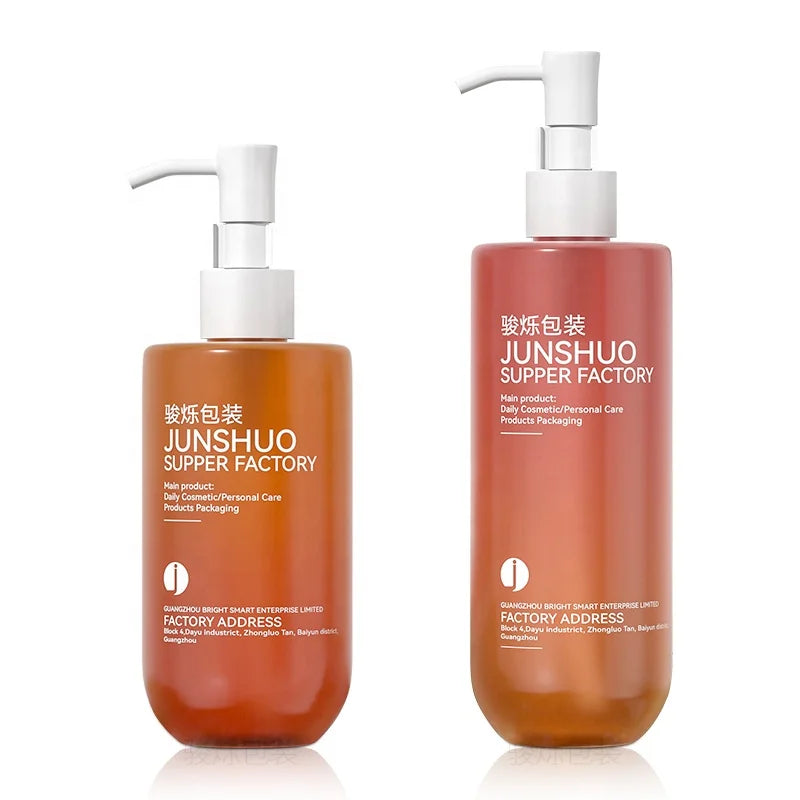 Customized Color 250ml Makeup Remover Oil Bottles 240ml Facial Moisturizing Oil Bottles Cosmetic Packaging
