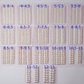 3-9mm 4A Half Drilled Loose Flat Back Button Natural Freshwater Pearl Beads Pearls Wholesale