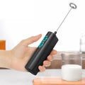Labor-Saving Handheld Mixer Portable 304 Stainless Steel Whipped Coffee Electric Milk Foam Machine