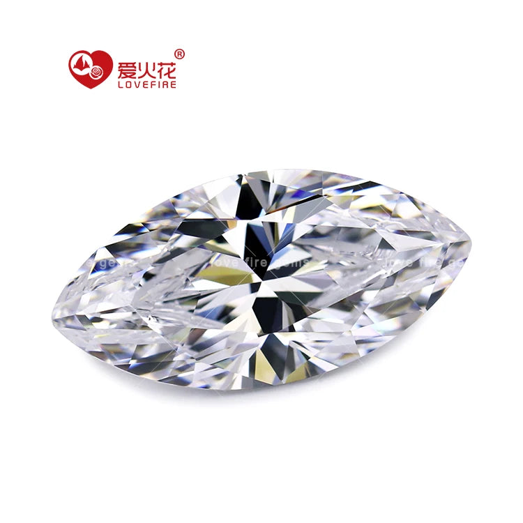 All Sizes Cubic Zirconia Colorful Cz Marquise Cut Loose Cubic Zirconia 5a Synthetic Cz Gemstone