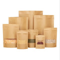 Cheap Price Resealable Stand up Pouch Packing Kraft Paper Bag China MegaBDM