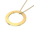 Lord of the Rings Necklace Collar Acero Inoxidable Hip Hop Jewelry Woman Acero Inoxidable Joyas Mayor Gold Vermeil Necklace
