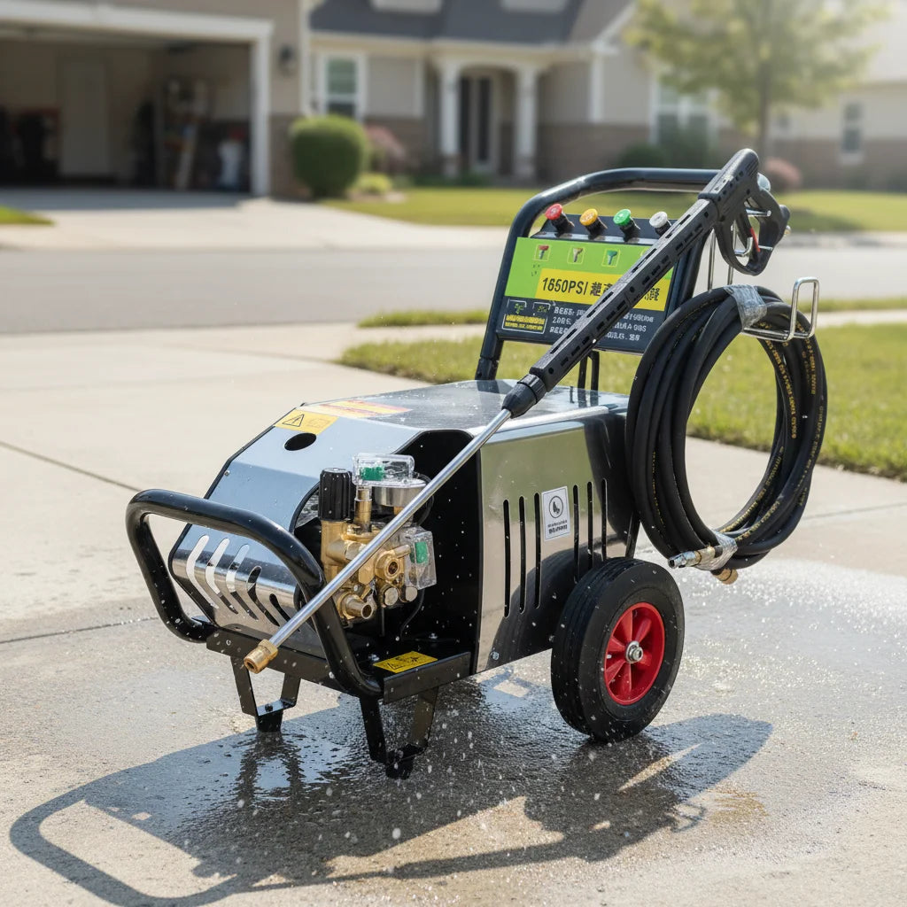 New Portable Light Duty Electric High-pressure Cleaner 200bar for Industrial Car Washing Metal/Coil Construction Cold Water