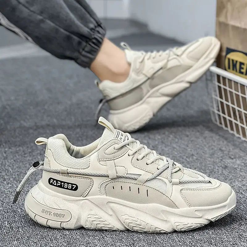 2026 Hot Selling Men's Casual Shoes Sports Pu Leather Sneakers With Good Quality