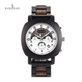 For BOBO BIRD 2022 Luxury Wood Watch for Men Custom Antique Square Quartz Movement Pointer New Design Custom Watch Wood Gift Box
