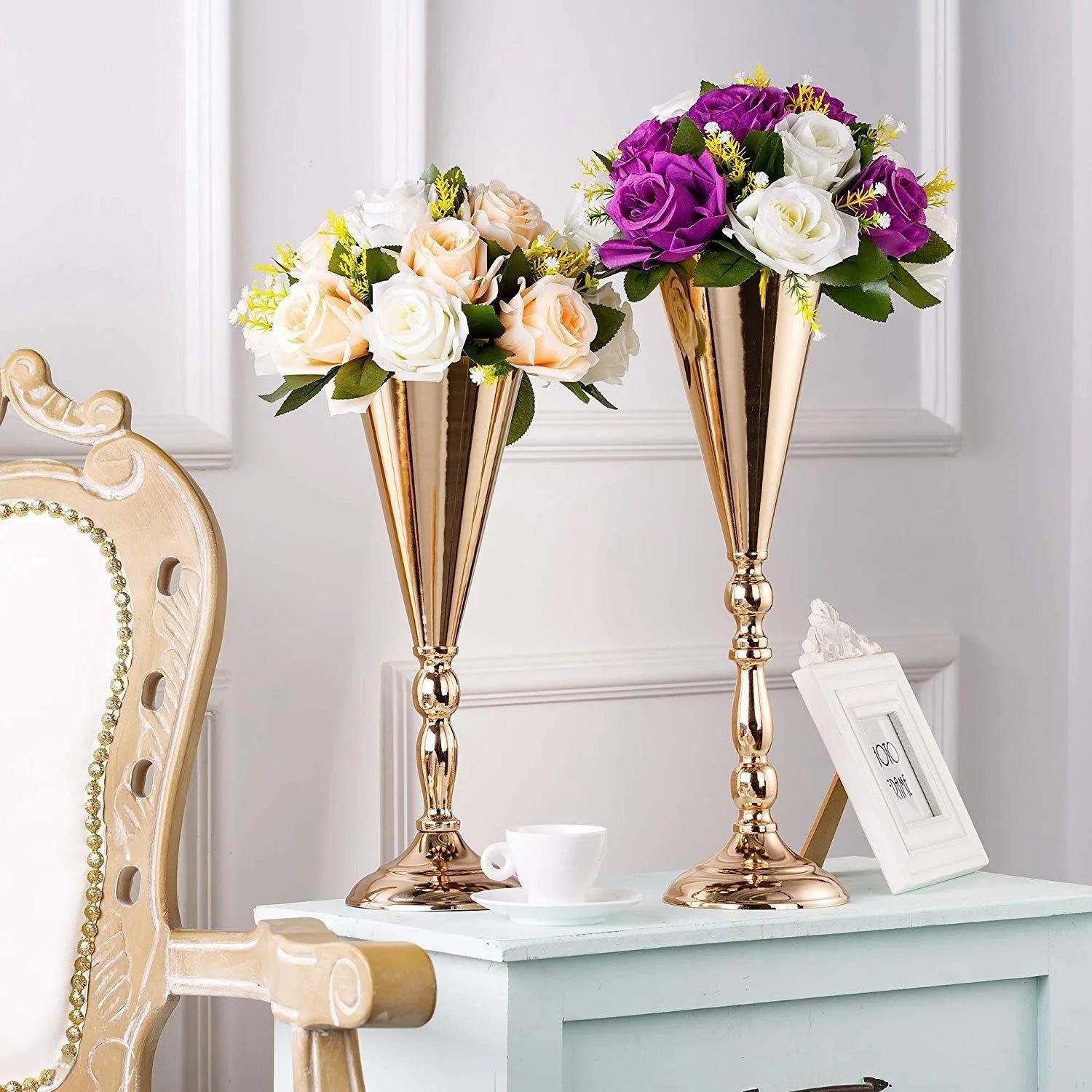 Metal Wedding Banquet Table Decorations Candle Holders and Hotel Desktop Props for Home Decoration