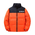 OEM Wholesale Custom Fashion Duck Down Jacket Goose Plus Size Warm Winter Bubble Puffer Coat Face Jacket Men's  Down Coat