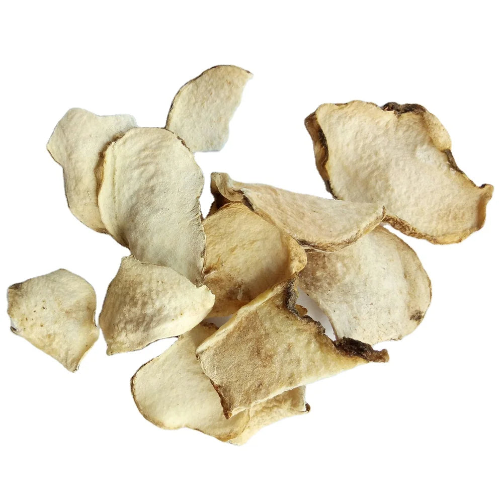 Mo Yu Raw Dried Amorphophallus Rivieri Root Slices Dry Konjac Voodoo Lily Bulbs for Herb