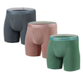 2023 Hot Selling Plus Size Bamboo Fiber Fabric Comfortable Breathable Men's Underwear Boxers