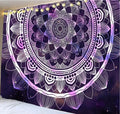 Mandala Woven Printed Eco-Friendly Machine Washable Tapestry Wall Hanging Flame Esoterics Witchcraft Bedroom Living Room Boho