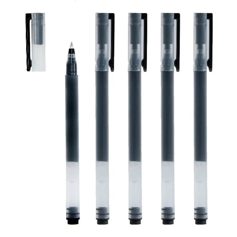High Cost Performance logo Printing Gel Pen Black 0.5 Water-based Carbon Signature Pen Student Advertising Gift Wholesale Pen