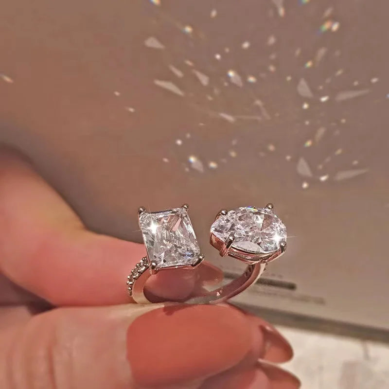 Gaby New Ring Fashion Open Wedding Rings  for Women Finger Ring Jewelry Wholesale Body Jewelry