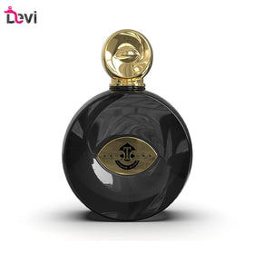 Devi New Design Glass Perfume Bottles 100ml Luxury Lady Mens Black Perfume Bottle Empty Container Spray Fragrance Atomizer