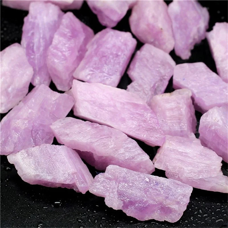 Wholesale Natural Raw Kunzite Stone Crystal Rough Kunzite Specimen for Decoration